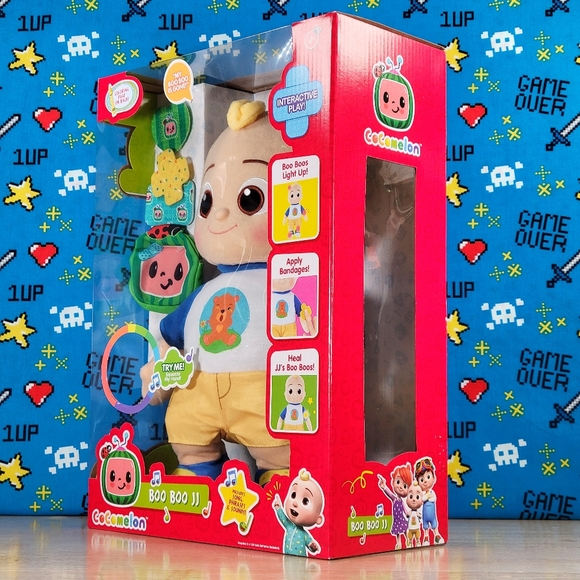 CoComelon Boo Boo JJ Plush New & Interactive Play Lights up & Heals All Boo Boos - Picture 6 of 11